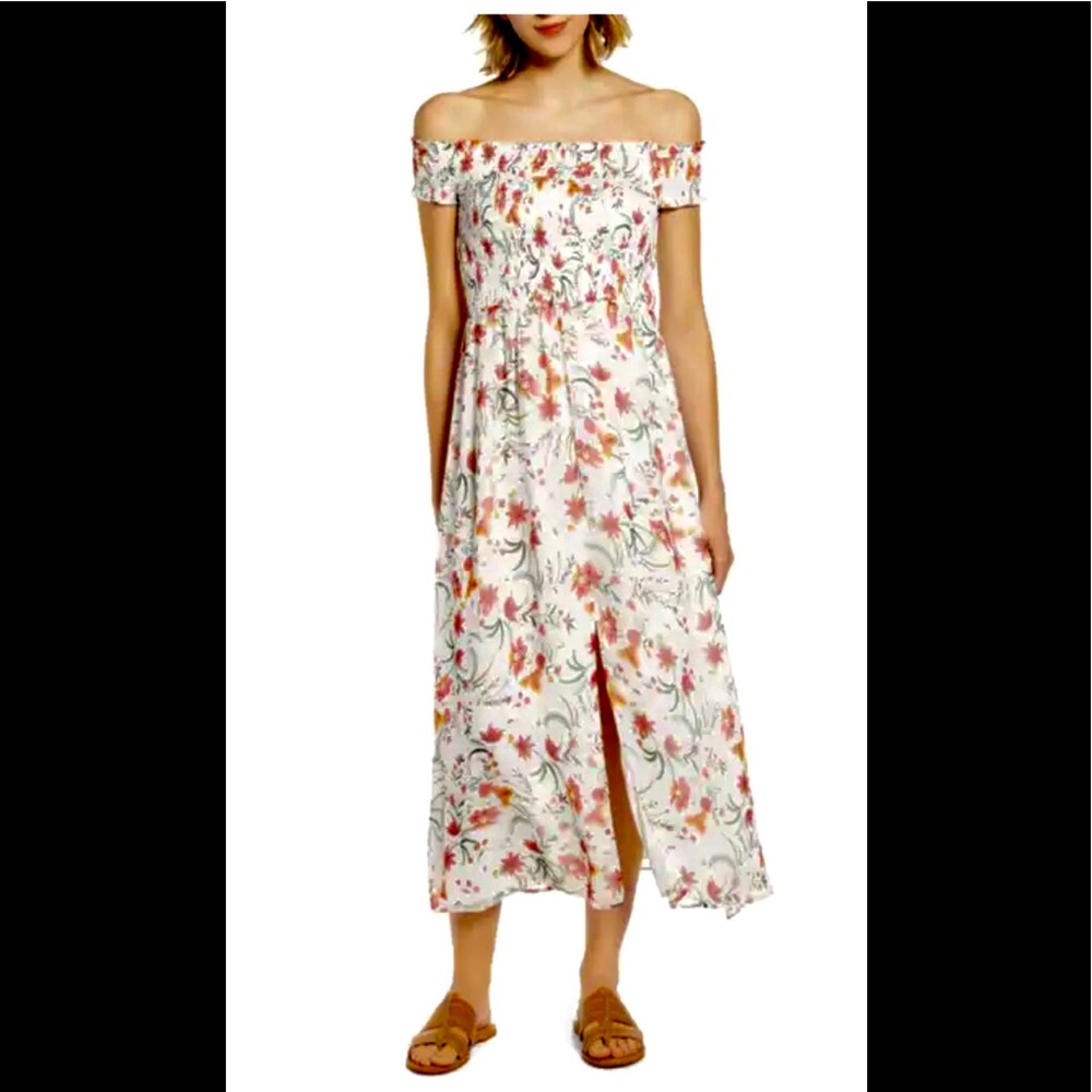 Cece like NEW Off the Shoulder Midi Dress - Size L Worn Once!!